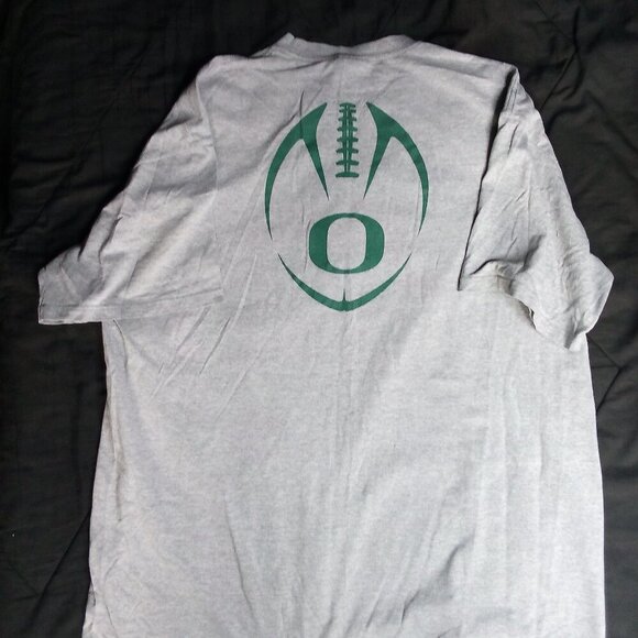Vintage Nike Oregon Ducks Football Mid Swoosh T-Shirt Travis Scott - Picture 6 of 7